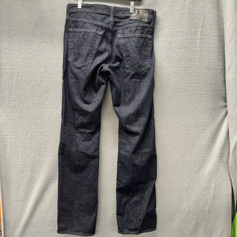 Adriano Goldshmied Jeans Mens 31x34 (32x34 ACTUAL) PROTEGE STRAIGHT Blue Denim‎